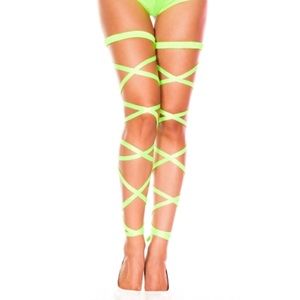 Neon Green Leg Wraps